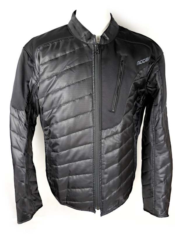 Pánská třívrstvá bunda Modeka Talismen, černá-šedá-fluo - vel. XL