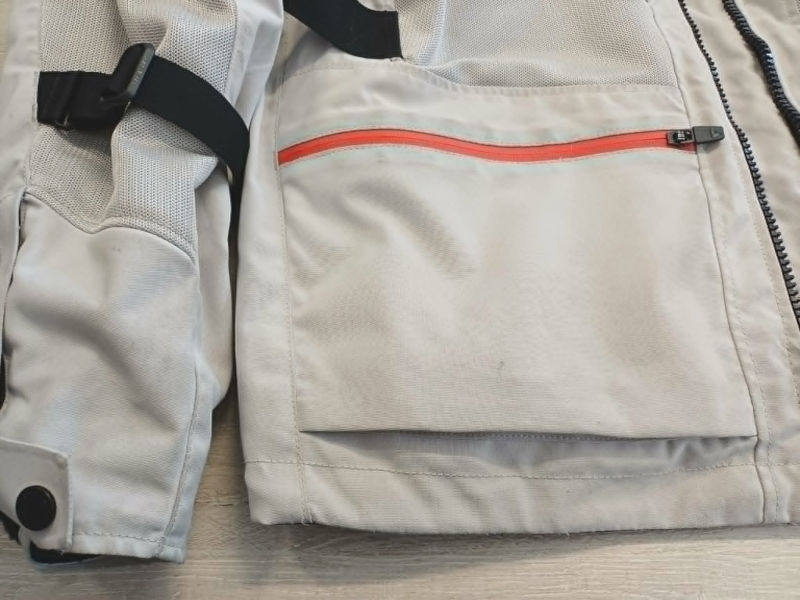 Pánská letní bunda Revit Levante 2 H2O, stříbrná - vel. 3XL