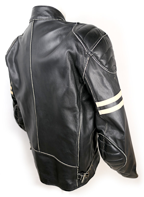 Nová pánská kožená bunda Halvarssons Thunder Classic, černá - vel. 54 (XL)