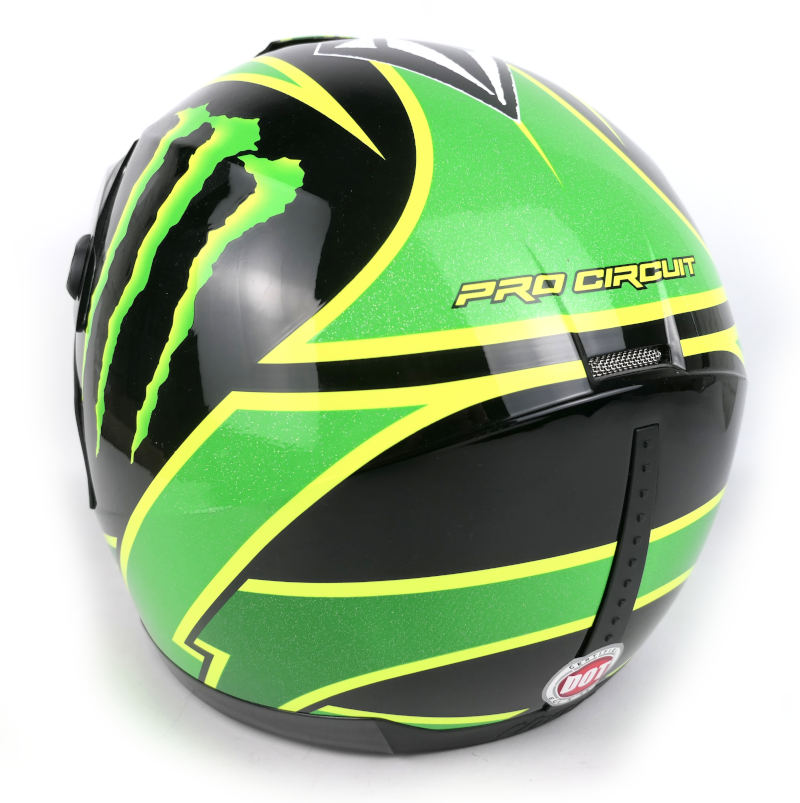 Motokrosová helma Thor Quadrant 2, černo-zelená - vel. L