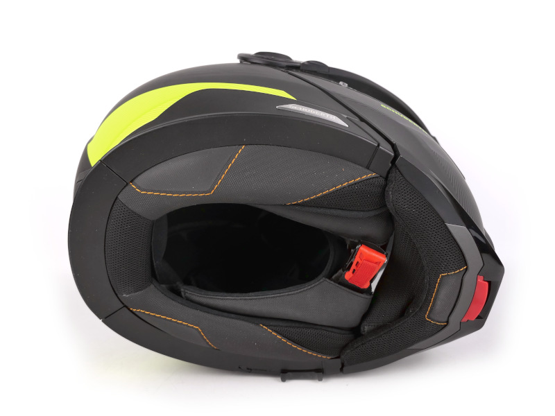 Vyklopná moto helma SCHUBERTH E2 Defender Yellow - vel. S (55 cm)