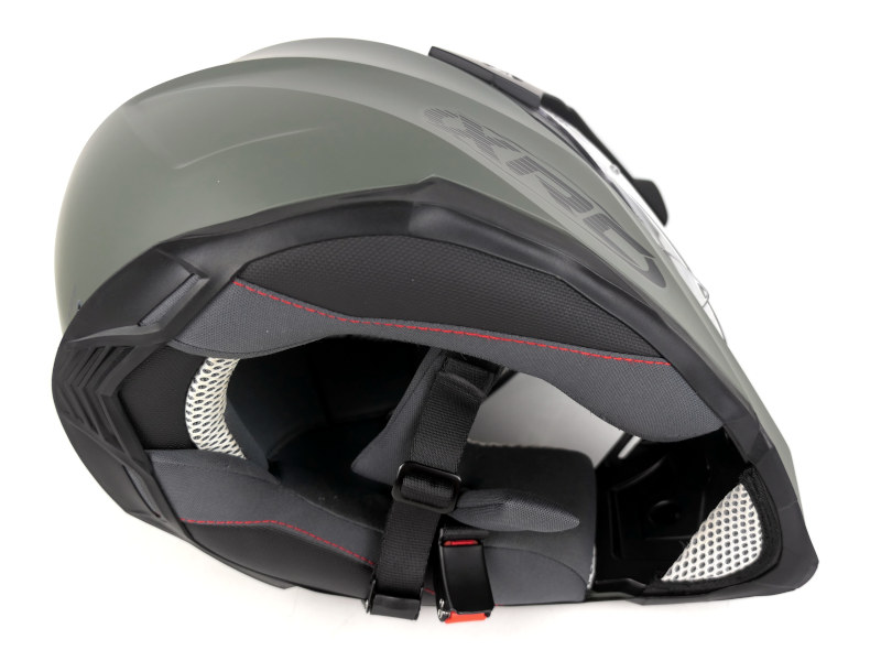 Zánovní enduro helma XRC Dual Alpiner 2.0, khaki - vel. M