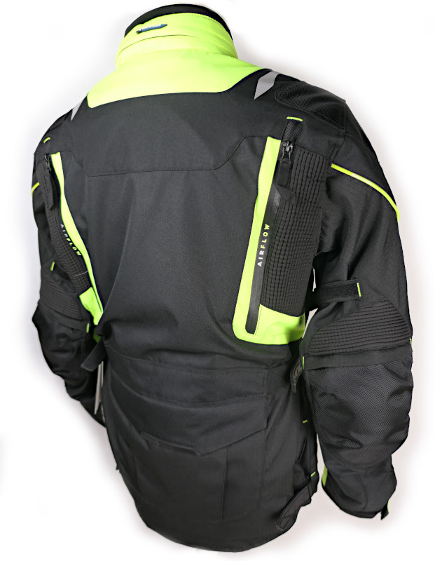 Nová cestovní moto bunda Oxford Montreal 3.0, černá/fluo - vel. XL