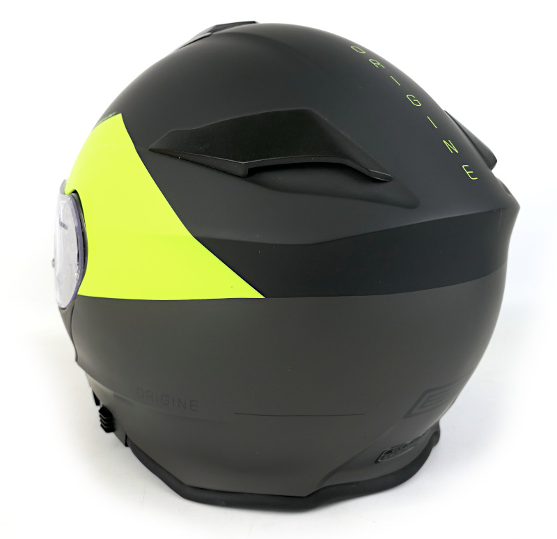 Nová výklopná helma Origine Delta Virgin, šedá/fluo - vel. S