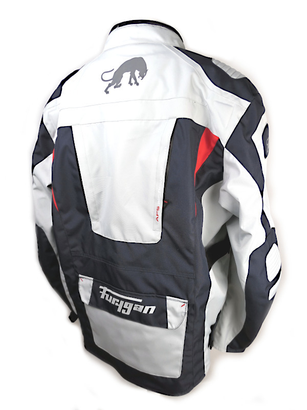 Nová pánská moto bunda Furygan Apalaches - modrá/šedá/červená, vel. 4XL