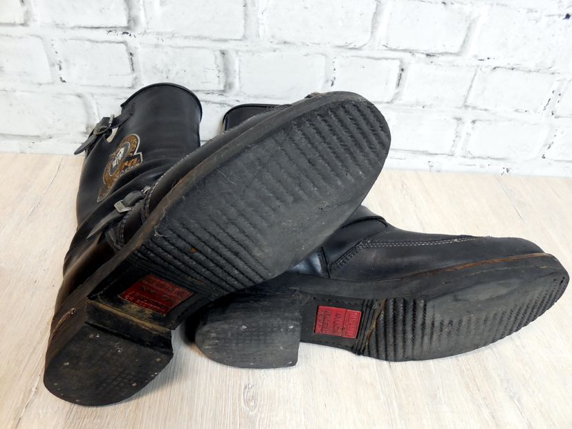 Kožené boty SENDRA Steel MOTOR BOOTS, ručně šité, vel: 47