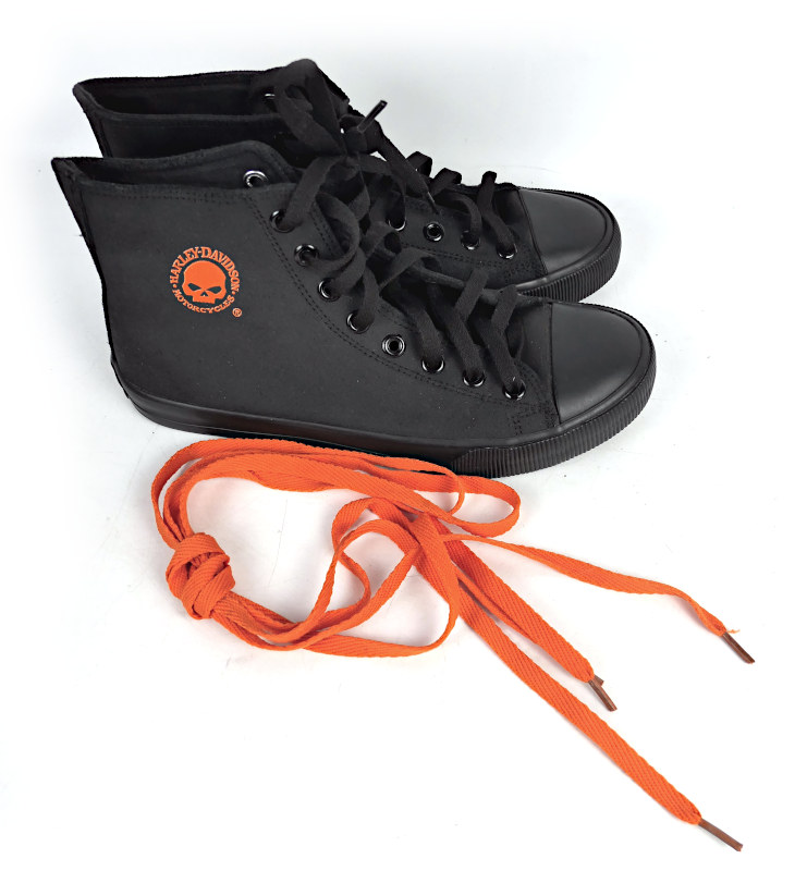 Zánovní kožené moto boty HARLEY- DAVIDSON Baxter, vel: 41