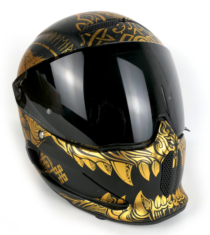 Integrální karbonová helma RUROC Atlas 4.0 Fenrir + čiré plexi, vel: SM/55-57