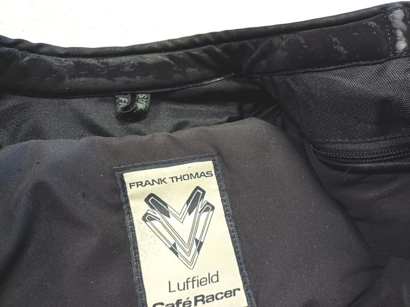 Kožená bunda FRANK THOMAS Cafe Racer, vel: 58/3XL