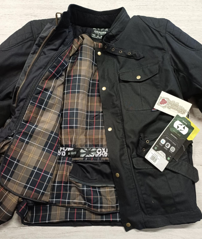 NOVÁ Pánská voděodolná bunda OXFORD Bradwell Wax, vel: 5XL