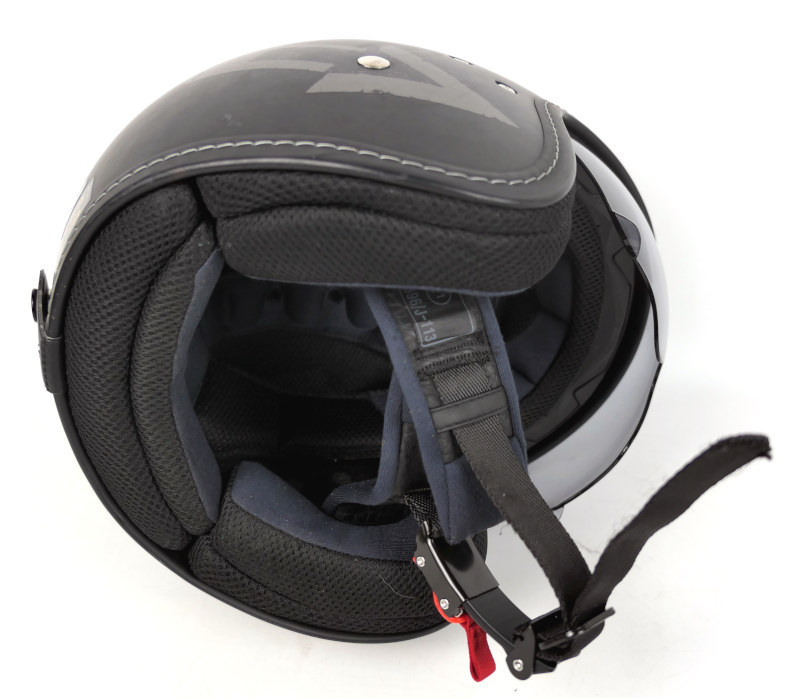 Nošená otevřená helma HJC FG-70S Tales, černo-šedá - vel. M