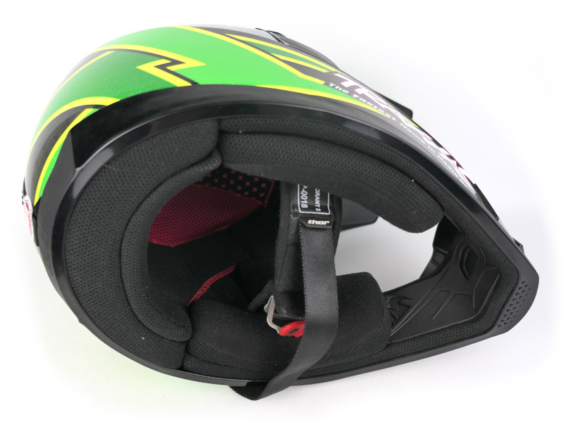 Motokrosová helma Thor Quadrant 2, černo-zelená - vel. L