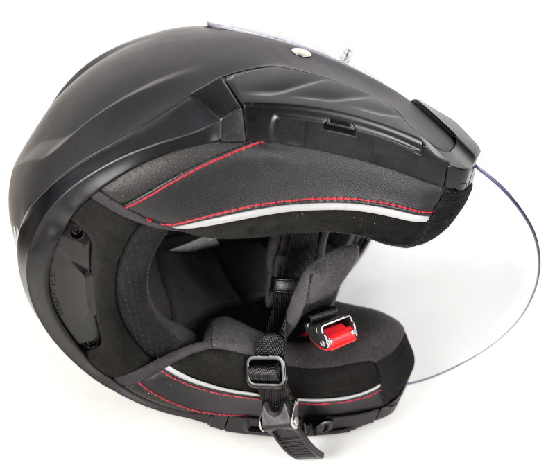 Zánovní otevřená moto helma HJC F31 Solid, černá - vel. M