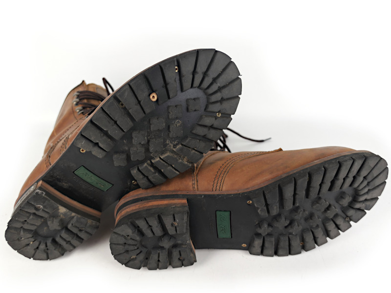 Kožené šněrovací boty Cruison Logger Brown, hnědé - vel. 46