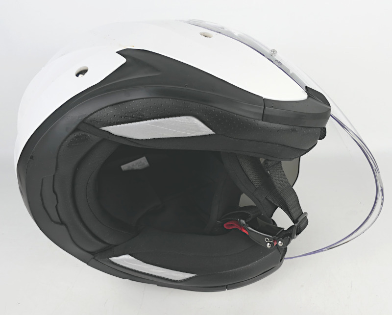 Zánovní otevřená helma Scorpion EXO-230 Solid, bílá - vel. XL