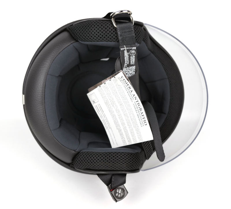 NOVÁ Otevřená helma VESPA VISOR 2.0 SEI GIORNI šedá, vel: XL