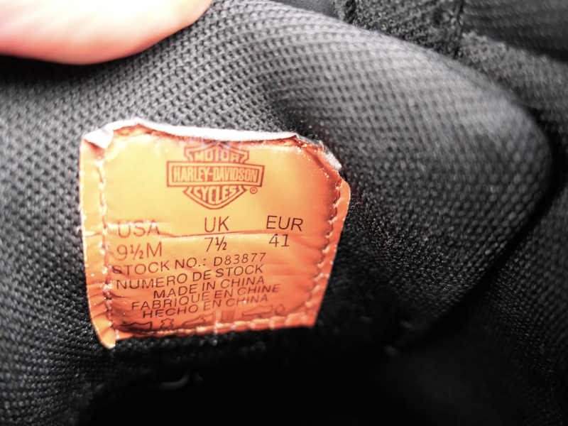 Dámské kožené boty HARLEY-DAVIDSON, vel: 41