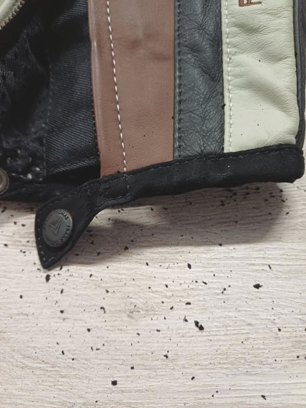 Kožená bunda FRANK THOMAS Cafe Racer, vel: 58/3XL