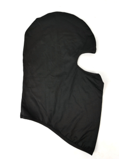 NOVÁ Černá kukla lycra, vel: uni