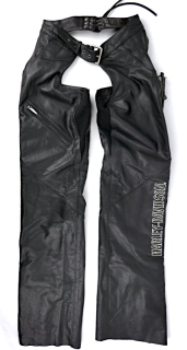 NOVÉ Dámské kožené chapsy HARLEY-DAVIDSON, vel: XS