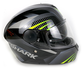 Integrální helma SHARK D-SKWAL Mercurium + interkom Sharktooth, vel: XS