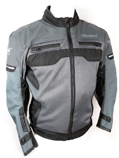 Pánská letní moto bunda Trilobite All Ride Summer Tech-Air, černá - vel. 4XL