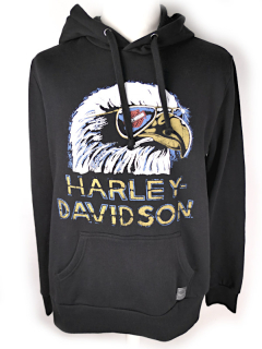 NOVÁ Dámská mikina HARLEY-DAVIDSON s kapucí, vel: XL