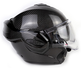 Překlápěcí karbonová helma SCORPION EXO-TECH EVO CARBON, interkom + 2 plexi, vel: XS