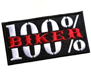 NOVÁ Nášivka 100% BIKER