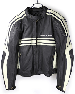 Kožená bunda FRANK THOMAS Cafe Racer, vel: M,3XL