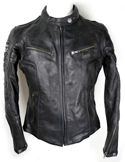 Zánovní dámská kožená bunda 4SR B-Monster bez chráničů, vel: 42/XL