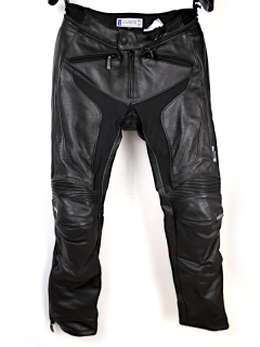 Nové dámské kožené kalhoty Jofama Tengil Leather WP, černé - vel. 38 (S)