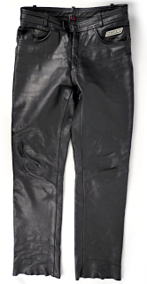 Pánské kožené moto kalhoty Nazran, černá - vel. L