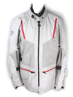 Pánská letní bunda Revit Levante 2 H2O, stříbrná - vel. 3XL