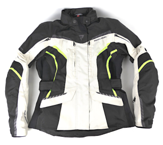 Dámská textilní bunda Rebelhorn Hiker III, černá/šedá/fluo - vel. XXL