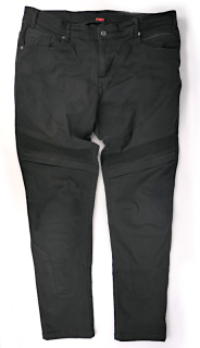 Pánské moto džíny Rebelhorn Eagle III Slim, černá - vel. W38/L32 (XXL)
