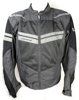 Nová letní moto bunda Lindstrands Nyhamn, šedo-černá - vel. 54 (XL)