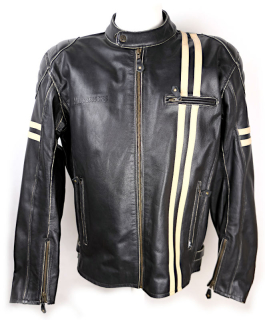 Nová pánská kožená bunda Halvarssons Thunder Classic, černá - vel. 54 (XL)