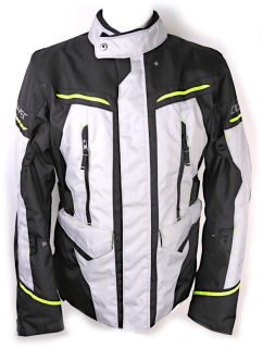 Zánovní pánská bunda Clover Storm-4 WP, černo-šedá-fluo - vel. L