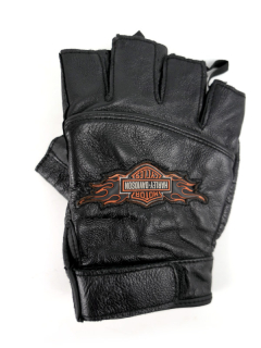 Zánovní kožené bezprstové rukavice Harley-Davidson - vel. M