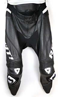 Sportovní kožené moto kalhoty Revit Vertex GT se slidery - vel. 54 (XL)