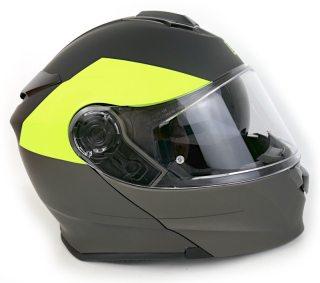 Nová výklopná helma Origine Delta Virgin, šedá/fluo - vel. L