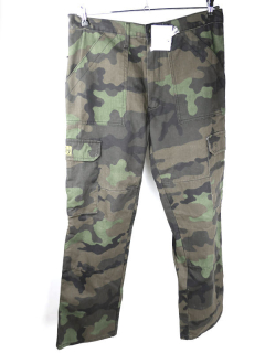 NOVÉ Kevlarové maskáčové kalhoty DRAGGIN JEANS Camo bez chráničů, vel: 34/L